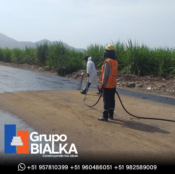 servicio de riego asfaltico